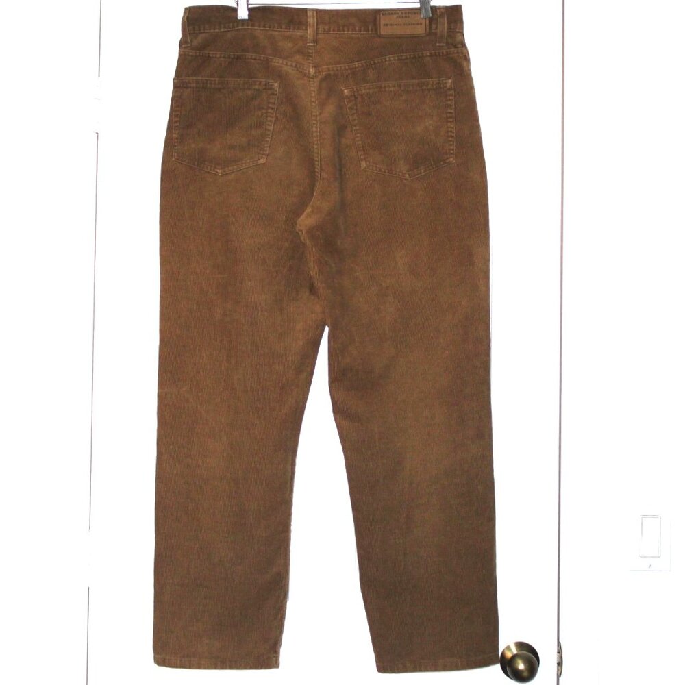 Banana Republic Made in Italy Vintage Jeans Brown Cotton Corduroy Pants Men 36R - Picture 5 of 16